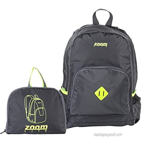 Ultra Light Water Resistant Packable Day Pack  by Zoomlite (Gray)