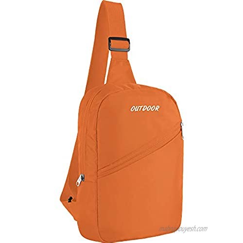 XQXA Crossbody Sling Backpack Travel Hiking Chest Bag Daypack Small Sling Bag for Men Women