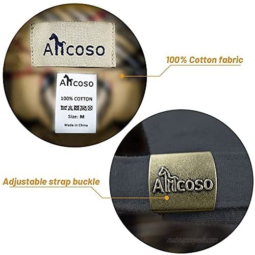 ANCOSO Baseball Cap Adjustable Unisex Wax Waterproof Cotton Hats for Sports Outdoor Workout Men Women