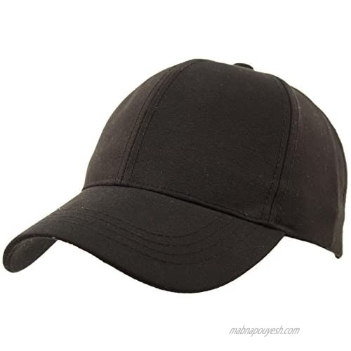 CC Everyday Unisex Light Plain Blank Baseball Sun Visor Solid Cap Dad Hat