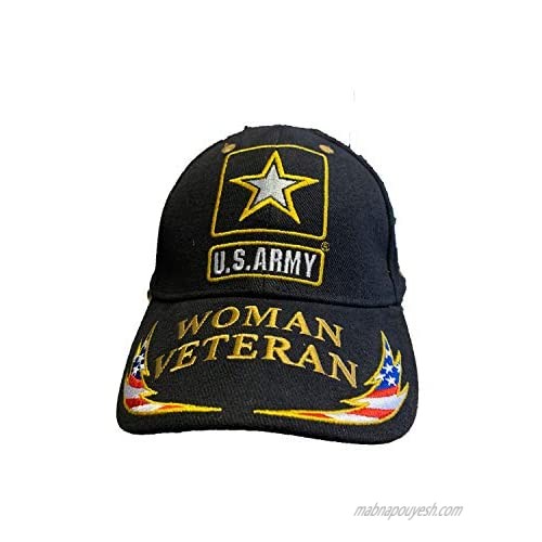 FindingKing U.S. Army Woman Veteran Hat Black