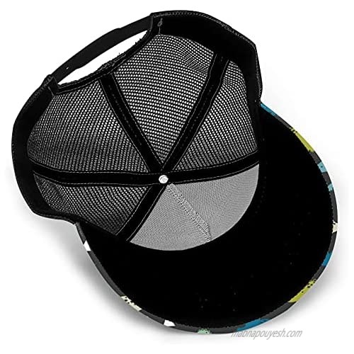 Gocerktr Baseball Caps for Women Men Adjustable Mesh Vented Trucker Hat