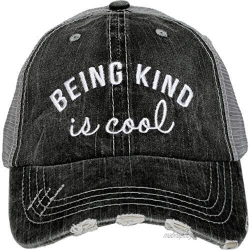 KATYDID Being Kind is Cool Baseball Hat - Trucker Hat for Women - Stylish Cute Ball Cap