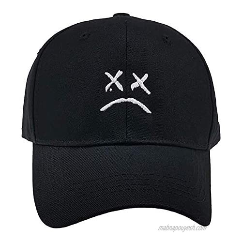 Men Women Hip Hop Cap Sad Boys Dad Hat Embroidery Baseball Hat  Cap Golf Love Snapback Hat Black