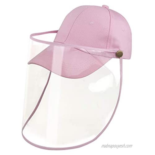 Muryobao Men Women Summer Face Shield Baseball Hat UV Protection Outdoor Fishing Detachable Sun Visor Cap