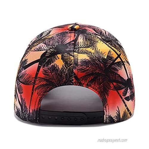 Quanhaigou Printed Baseball Cap Graffiti Unisex Snapback Hip Hop Hats Cool Adjustable Summer Hats