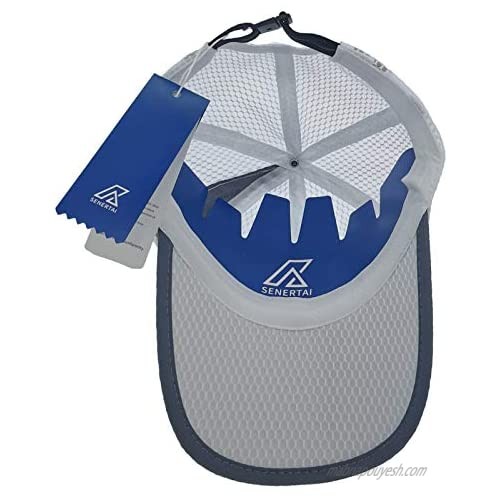 SENERTAI Unisex Adjustable Mesh Back Trucker Hat Breathable Quick Drying Cap Summer Outdoor Hiking Running Sport Cap for Men