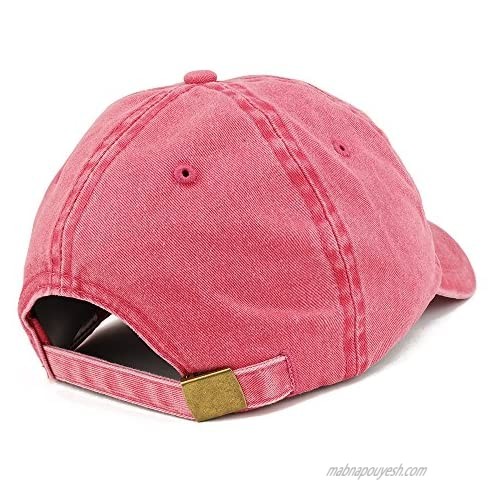 Trendy Apparel Shop Established 1961 Embroidered 60th Birthday Gift Pigment Dyed Washed Cotton Cap