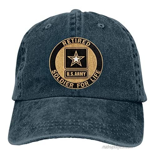 Us Army Baseball Cap Adult Cap Denim Dad Hat Vintage Cowboy Trucker Cap