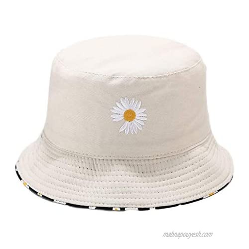 Balasami Women's Reversible Cute Summer Printed Double Side Wear Packable Travel Bucket Sun Hat