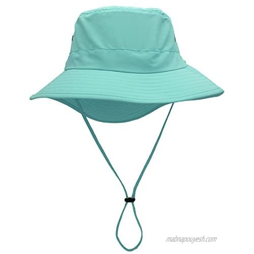 Casual Fashion Breathable and Long Fishtail Style Bucket hat Sun hat