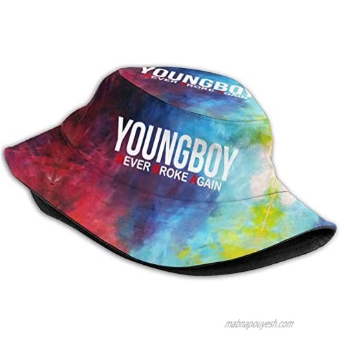 Fashion Foldable Rollable Fisherman Hat for Unisex Youth Flat Top Breathable Sun Caps
