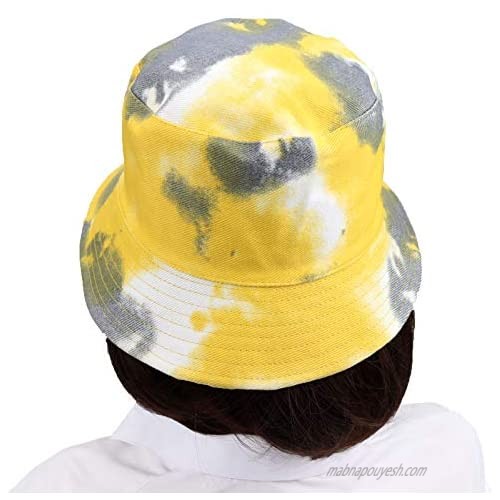 manipepe Bucket Hat for Women Cotton Reversible Double-Side-Wear Fisherman's Cap