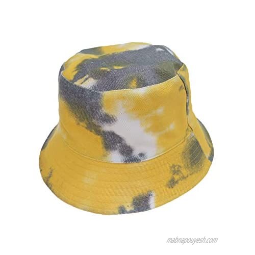manipepe Bucket Hat for Women Cotton Reversible Double-Side-Wear Fisherman's Cap