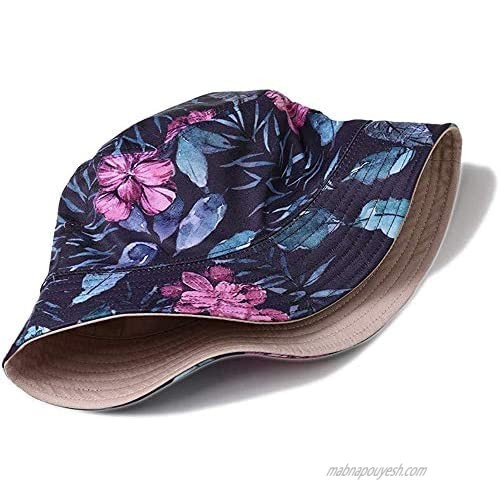 MOSNOW Reversible Bucket Hat Fisherman Caps Sun Hat for Men Women Summer UV Protection Beach Hat for Outdoor