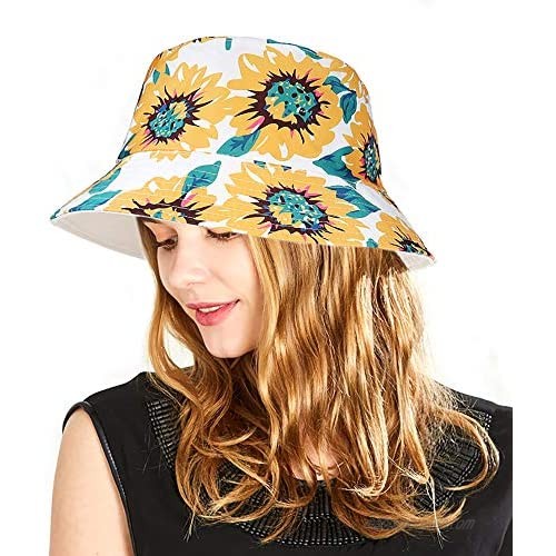 Proboths Bucket Hat Summer Fisherman Cap Outdoor Packable Cap Travel Beach Sun Hat