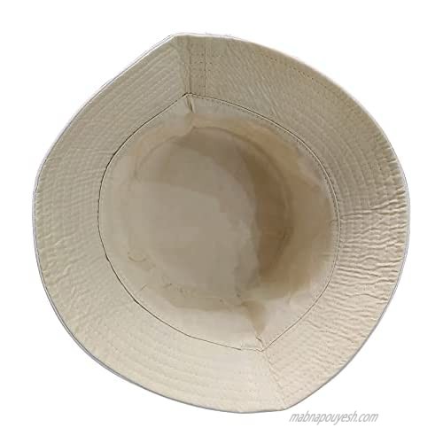 ROSTIVO Weed Bucket Hat for Women and Men (White)