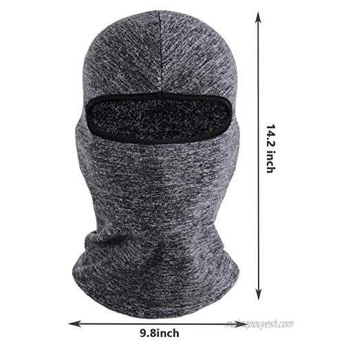 4 Pieces Winter Balaclava Windproof Ski Face Covering Cold Weather Neck Warmer for Winter Motorcycling Ice Fishing