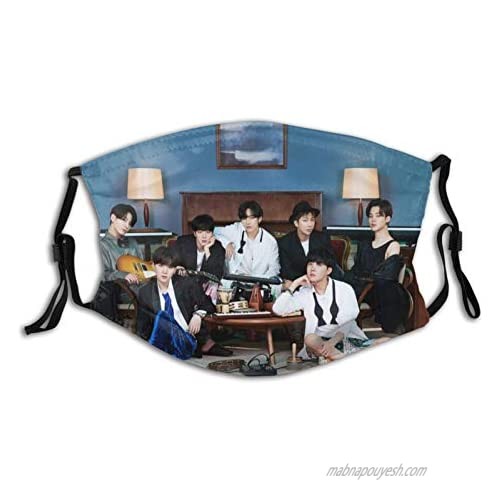 Face Masks for Men Women Skincare Reusable Breathable Anime Artist Cartoon Style Mouth Nose Bridge Cover Fans Gifts