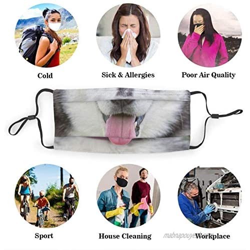 Funny Cloth Face Mask for Men Women & Kids Washable Reusable Gifts for Adults