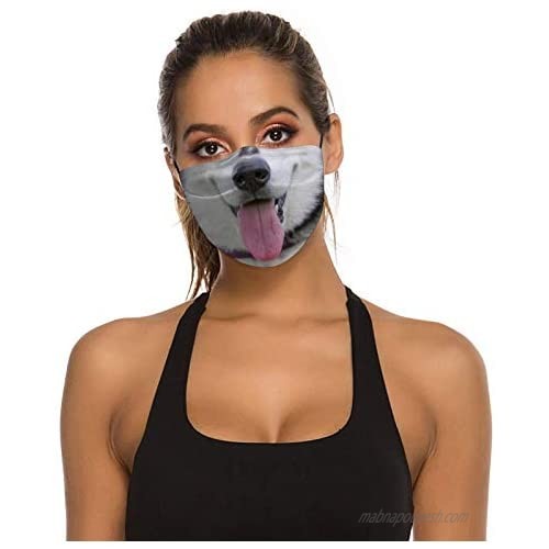 Funny Cloth Face Mask for Men Women & Kids Washable Reusable Gifts for Adults