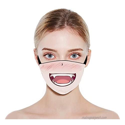 Men's and Women's Face Mask Adjustable Reusable Balaclava with 2 Filters