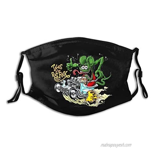 Rat Fink Outdoor Mask  Protective 5-Layer Activated Carbon Adult Men and Women Headscarf