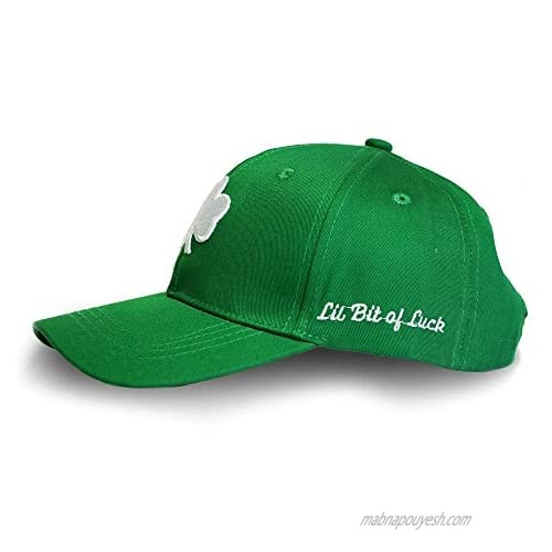 Atenia St Patricks Day Hat Irish St Patricks Day Shamrock Accessories Baseball Cap for Men and Women (Green)