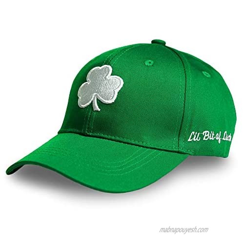 Atenia St Patricks Day Hat  Irish St Patricks Day Shamrock Accessories Baseball Cap for Men and Women (Green)