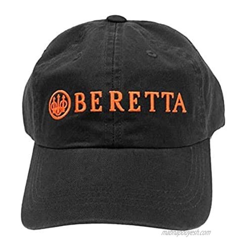 Beretta Men's Cotton Twill Hunting Outdoor Casual Hat with Beretta Trident logo