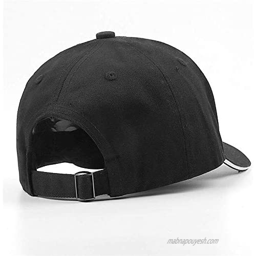 changxiao Mens SpaceX hat Casual All Cotton Outdoor Baseball Hat Trucker Hat Black