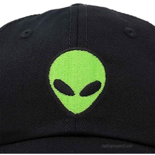 DALIX Alien Head Baseball Cap Mens and Womens Hat