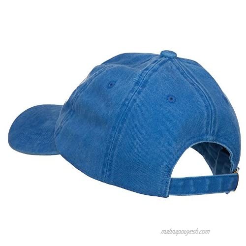 Duke Halloween Character Embroidered Dyed Unstructured Cap