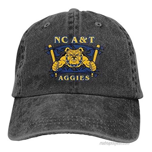 EWYRJK NC North Carolina A&T State University Aggies TTrucks Cotton Hat Cowboy Hat Baseball Caps