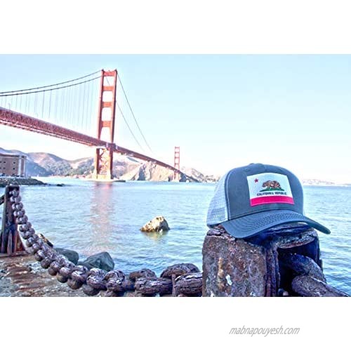 International Tie California State Bear Flag Premium-Quality Hat