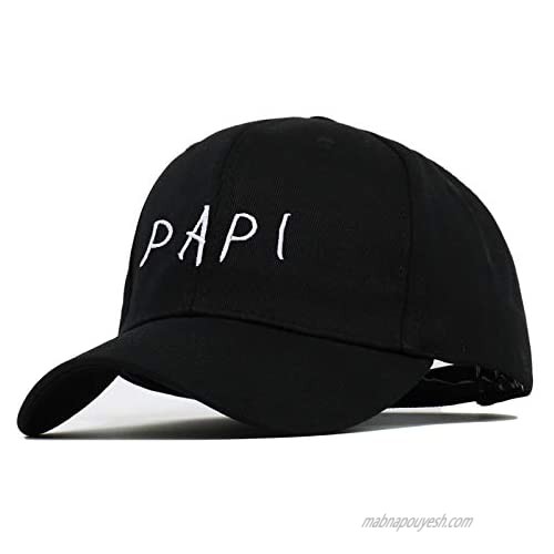 Letter Embroidered PAPI Baseball Cap Men Women Leisure Cap Dad Hats
