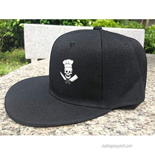 OASCUVER Skull-Chef Cooking Skull Hat Grill Master Unisex Fashion Snapback Hats