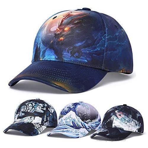 Once ZY Time Fashion Athletic Baseball Caps Cool Hip Hop Snapback Hats Fitted Dad Cap Trucker Hat for Men and Women