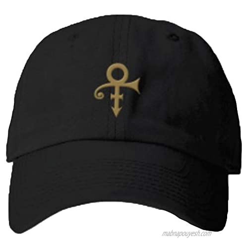 Prince Official Love Symbol Black Baseball Hat
