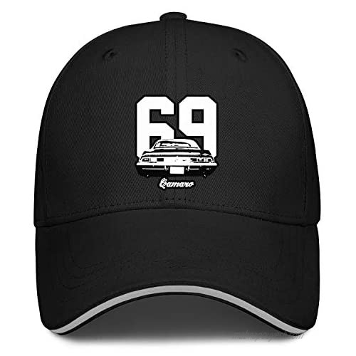 PUHANC Baseball Hat 1969-Camaro-Rear- Snapback Breathable Fitted Hat for Men/Women