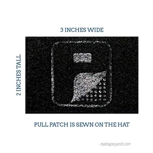 Pull Patch Tactical Hat | Authentic Snapback 2-Tone Curved Bill Trucker Cap | 2x3 in Hook and Loop Surface to Attach Morale Patches | 6 Panel | Heather and White | Free US Flag Patch Included