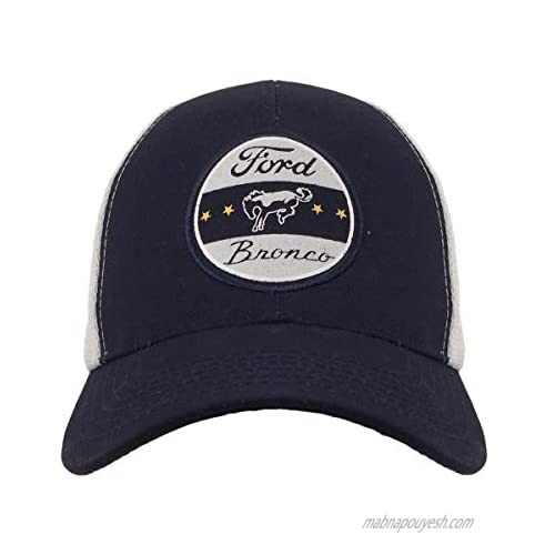 Tee Luv Ford Bronco Trucker Hat (Navy and White)