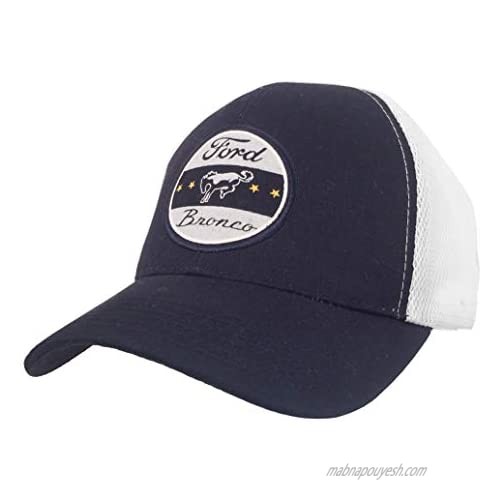 Tee Luv Ford Bronco Trucker Hat (Navy and White)