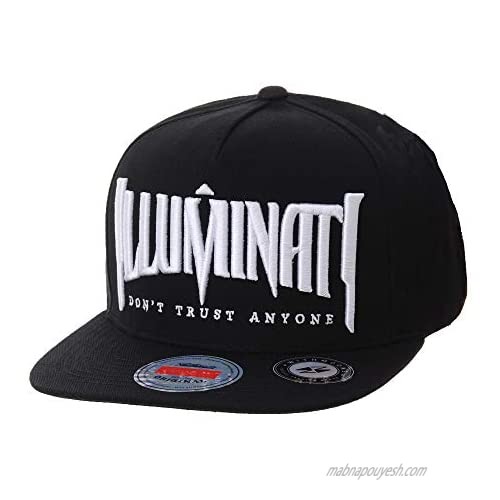 WITHMOONS Snapback Hat Illuminati Embroidery Hip Hop Baseball Cap AL2389