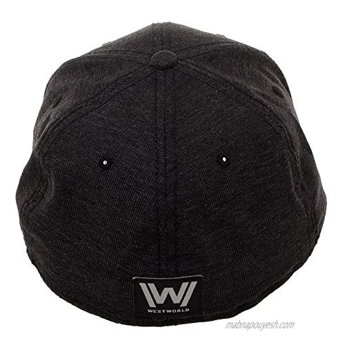 Bioworld Westworld Delos Embroidered Logo Flex Cap Black OSFM