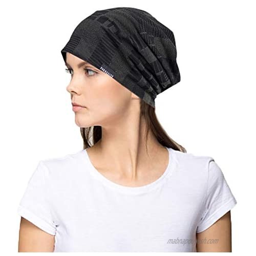 DENOTA Summer Slouch Beanie Cap for Men Ultra Thin Breathable Chemo Hat Turban for Women B403