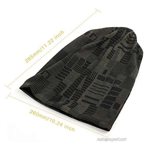 DENOTA Summer Slouch Beanie Cap for Men Ultra Thin Breathable Chemo Hat Turban for Women B403