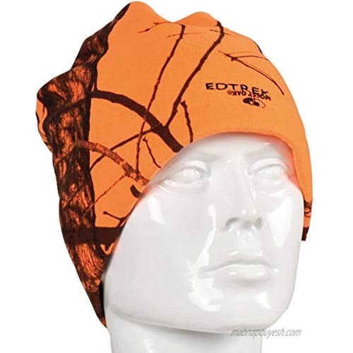 EDTREK High Performance Reversible Acrylic Fleece Beanie Hat for Cold Weather Camo Knit Hats