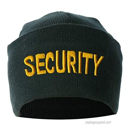 First Class Embroidered Security Beanies