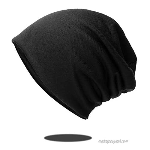 KPWIN Slouchy Beanie Hat for Men Women Skull Slouch Hip-hop Cap Warm Winter Long Baggy Knit Hat